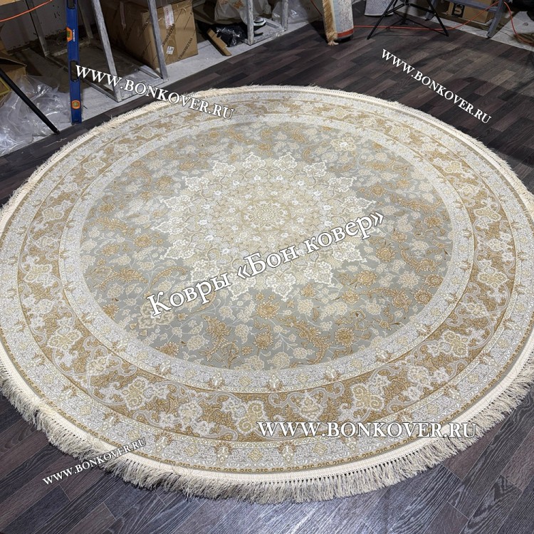 Восточный Ковер Для Гостиной Дизайн 30551 Круг