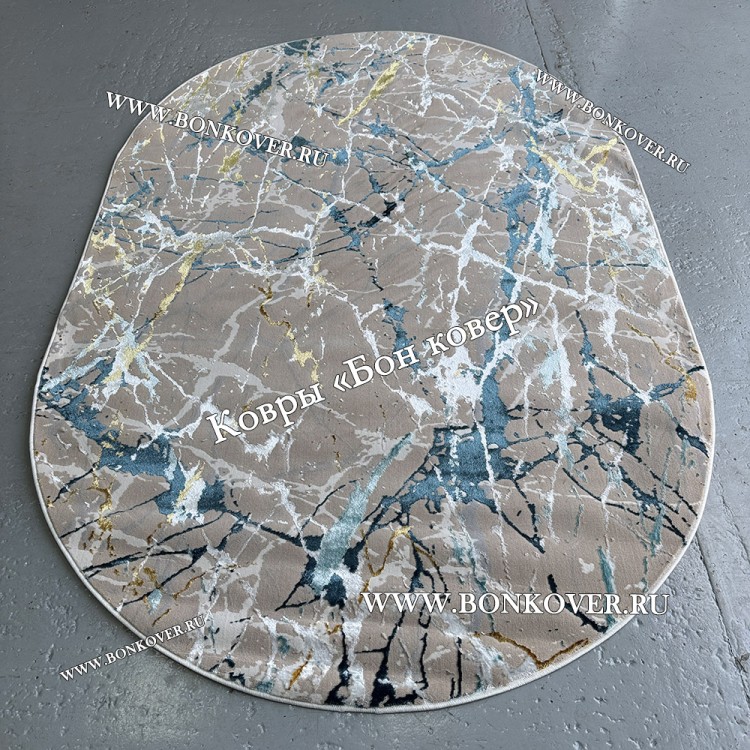 Турецкий Абстрактный Ковер Арт 30315 Овал