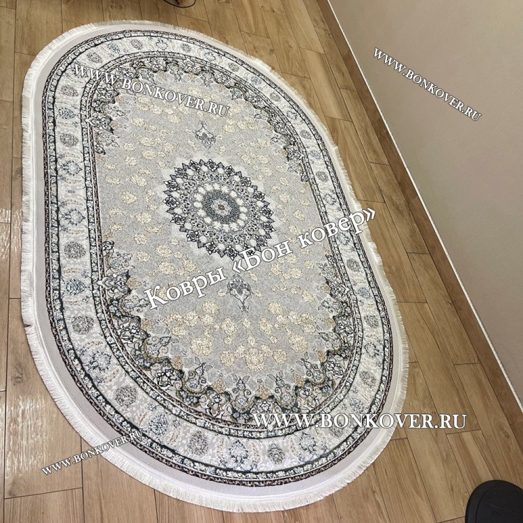 Ковер С Восточным Узором Арт 29674 Турция New Овальный
