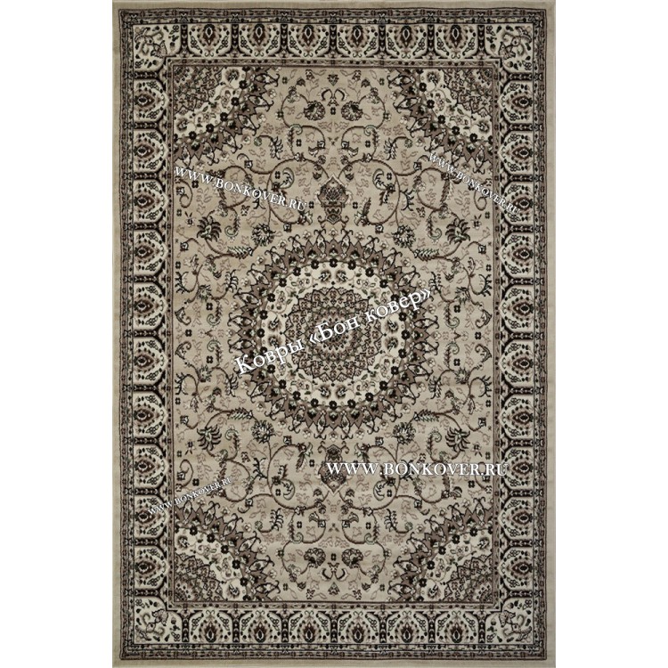 Ковер Лайт Карпет New 4 Дизайн 18 Бежево-Коричневый