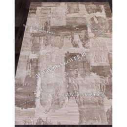 Турецкий Ковер Для Гостиной Дизайн 06 Бежево-Коричневый Прямоугольный