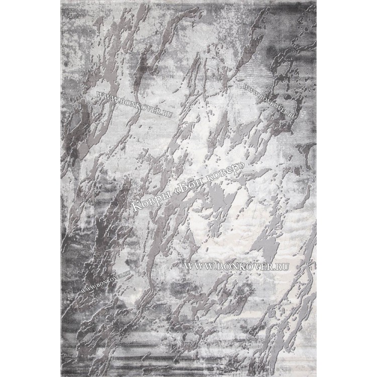 Абстрактный ковер дизайн 96 серый