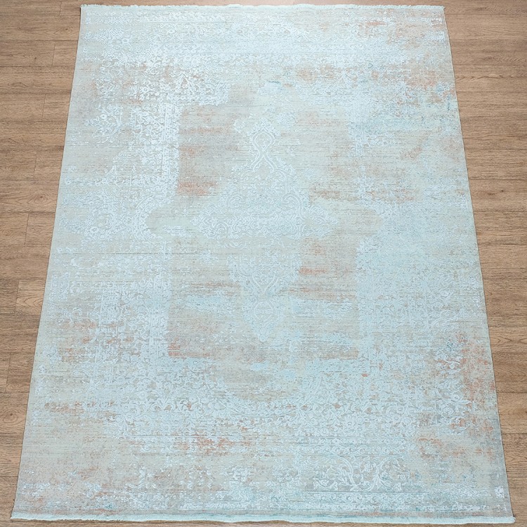 Ковер Art deco 3041B CREAM / JADE_TURQUOISE