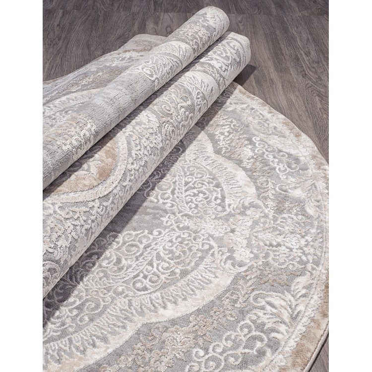 Ковер Armina 03880C GREY / BROWN Овал